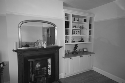 Bespoke Alcove Cabinet, Fitted Bookshelves Unit, Enlargement 2 (0.5 MB)